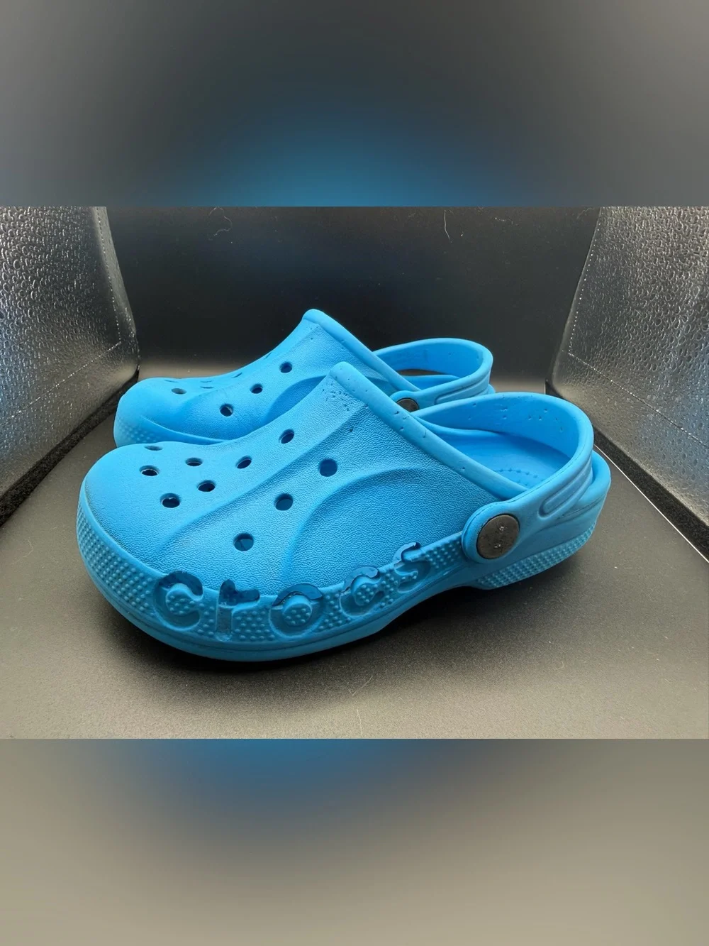 Crocs Unisex-Child Baya Clogs Ocean Blue Size 13C